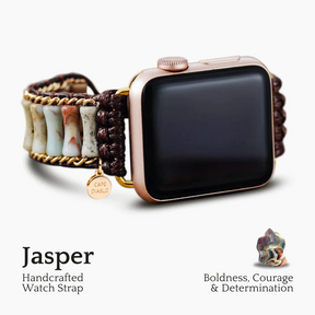 Bracelet Apple Watch raffiné en jaspe impérial
