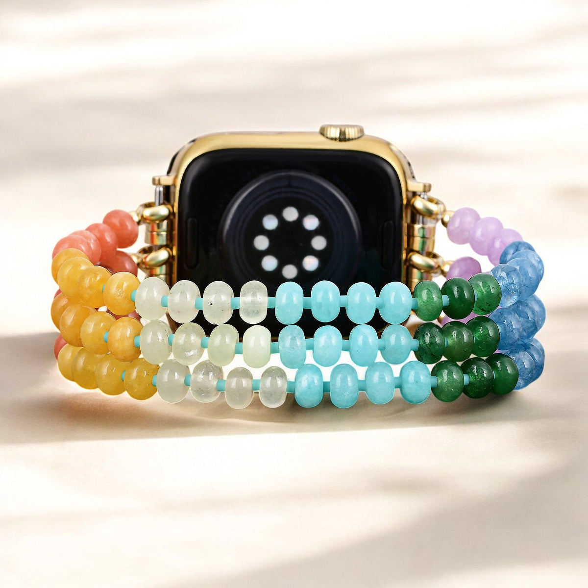 Bracelet extensible Rainbow Glow Stone Apple Watch
