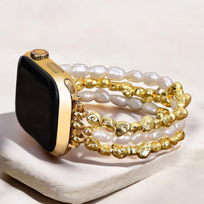Bracelet extensible Golden Pearl pour Apple Watch
