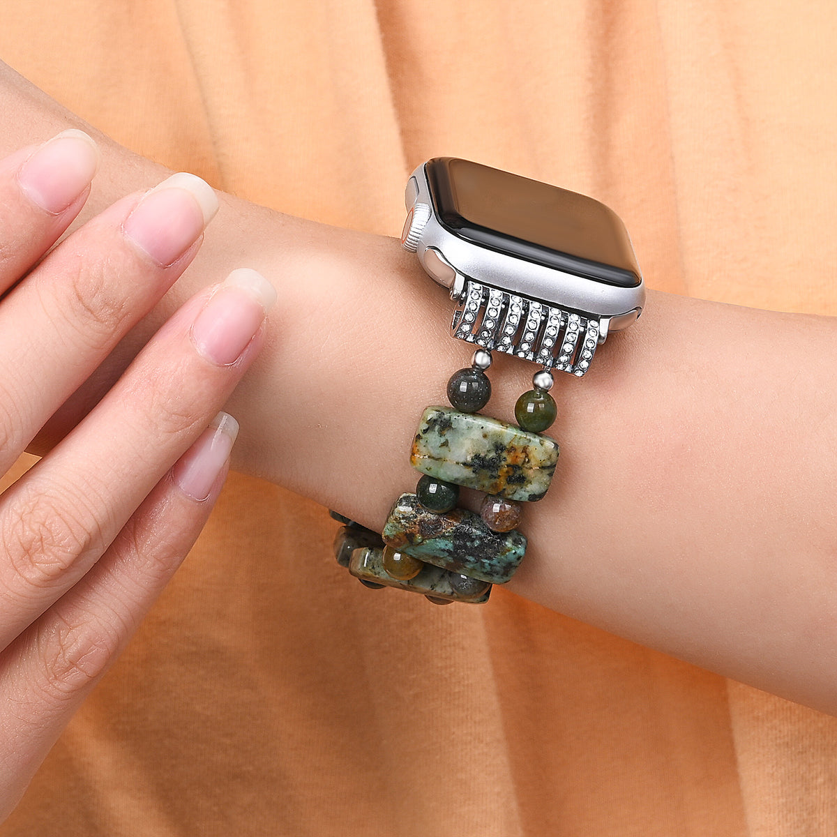 Bracelet Apple Watch extensible Forêt Ancienne