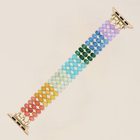 Bracelet extensible Rainbow Glow Stone Apple Watch
