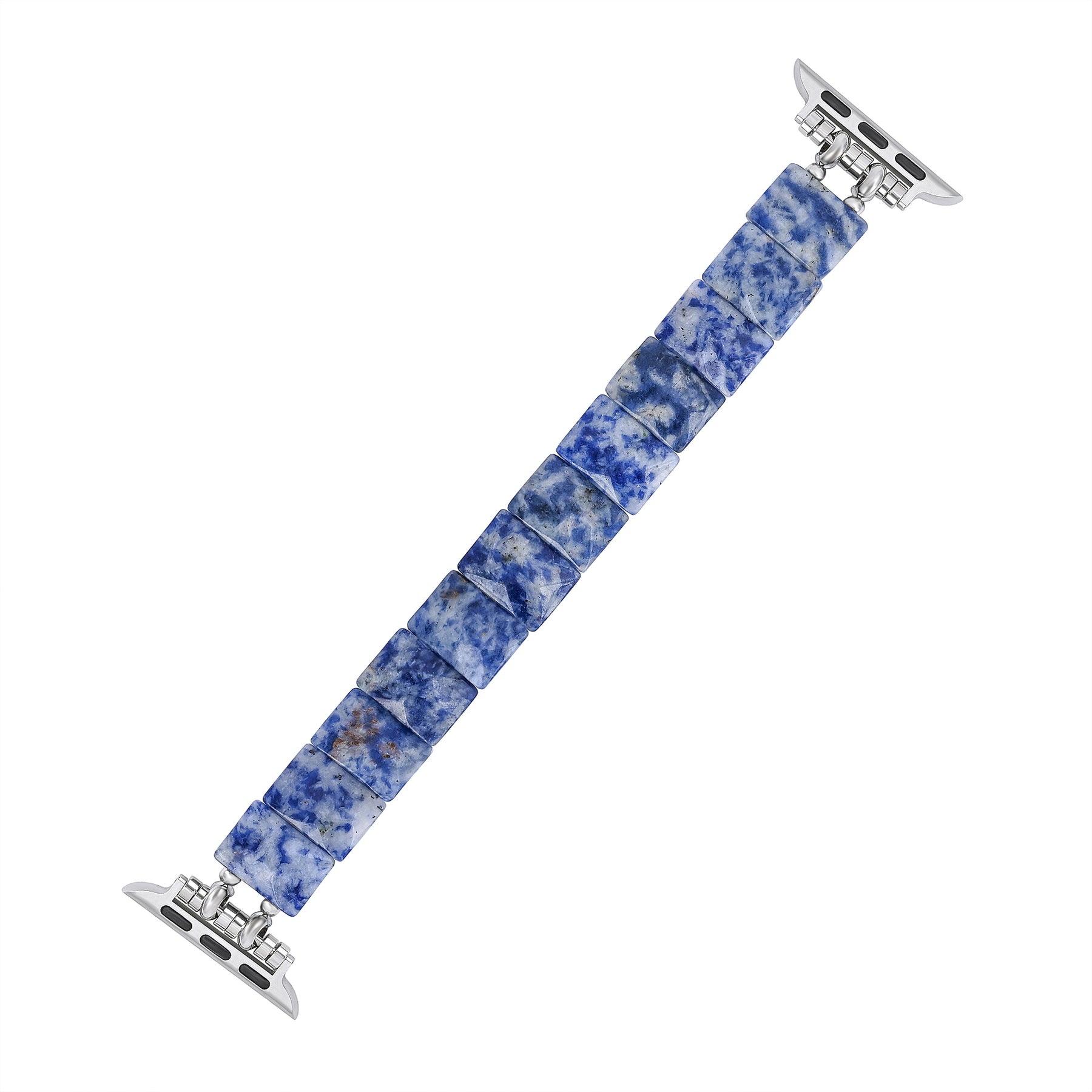 Bracelet extensible en sodalite bleu horizon pour Apple Watch
