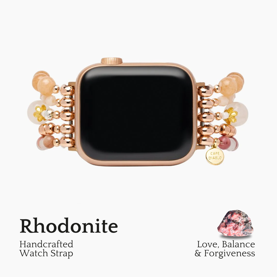 Apple Watch extensible rose bordeaux