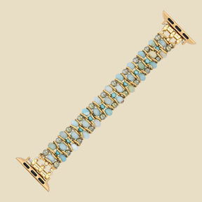 Bracelet tressé Apple Watch en amazonite Dream