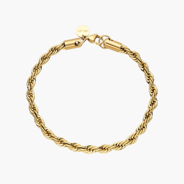 Bracelet en corde (Or) 5mm