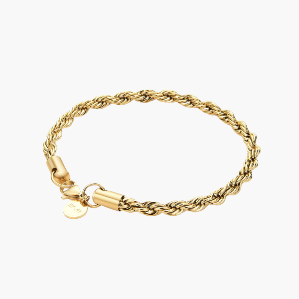 Bracelet en corde (Or) 5mm