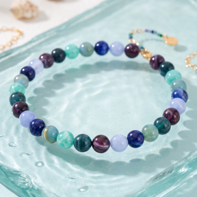 Collier côtier épais à perles