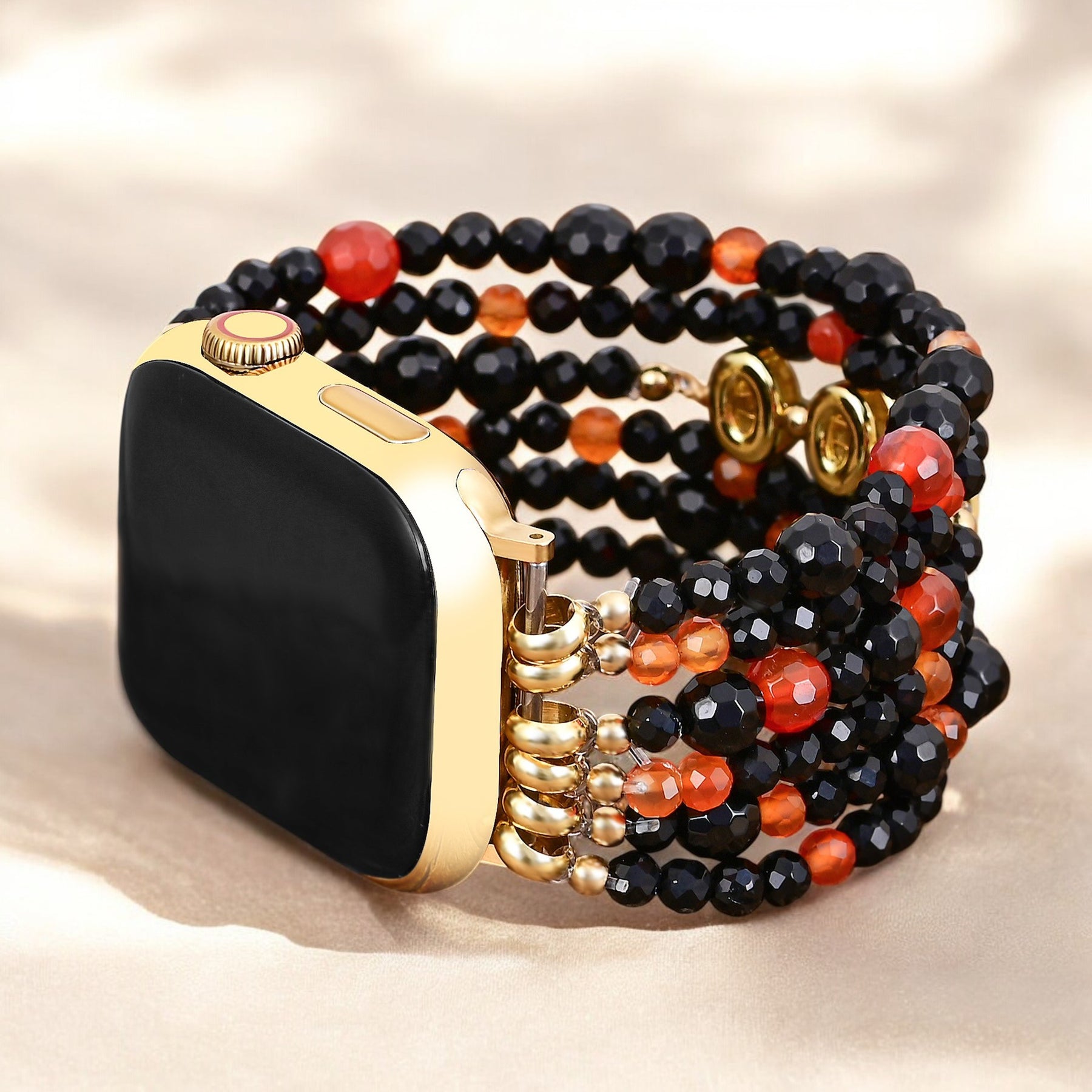 Bracelet Apple Watch Halloween Citrouille