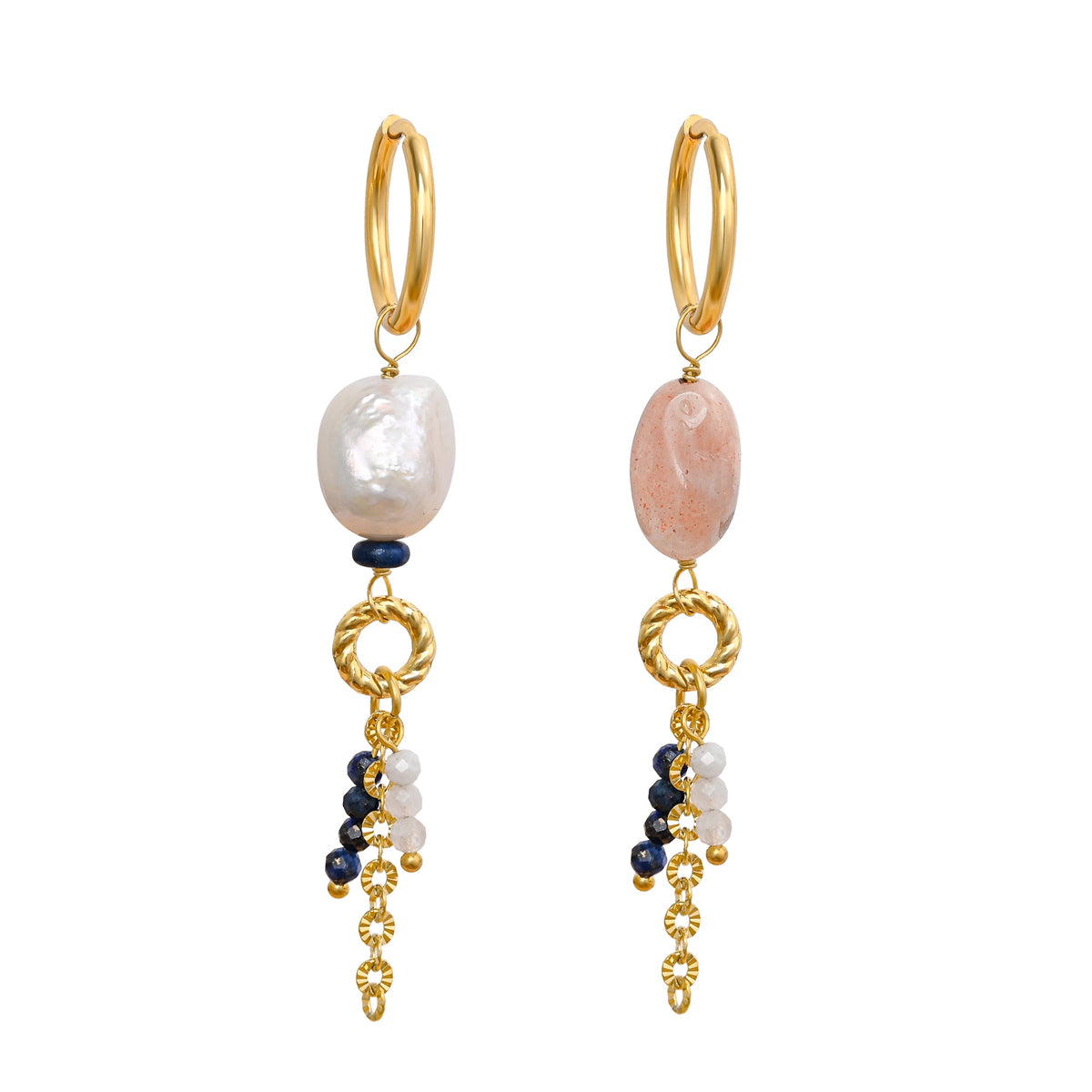 Boucles d'oreilles Soleil Pearl