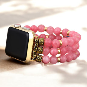 Bracelet Apple Watch extensible Fleur de cerisier