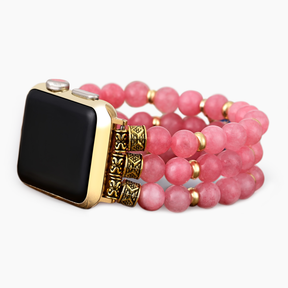 Bracelet Apple Watch extensible à fleurs de cerisier