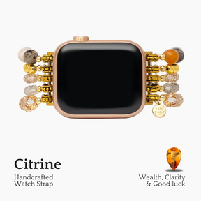 Bracelet Apple Watch extensible champagne foncé