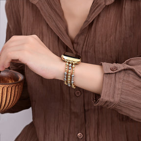 Bracelet extensible Apple Watch en or sterling