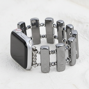 Bracelet extensible Apple Watch Éclipse Platine