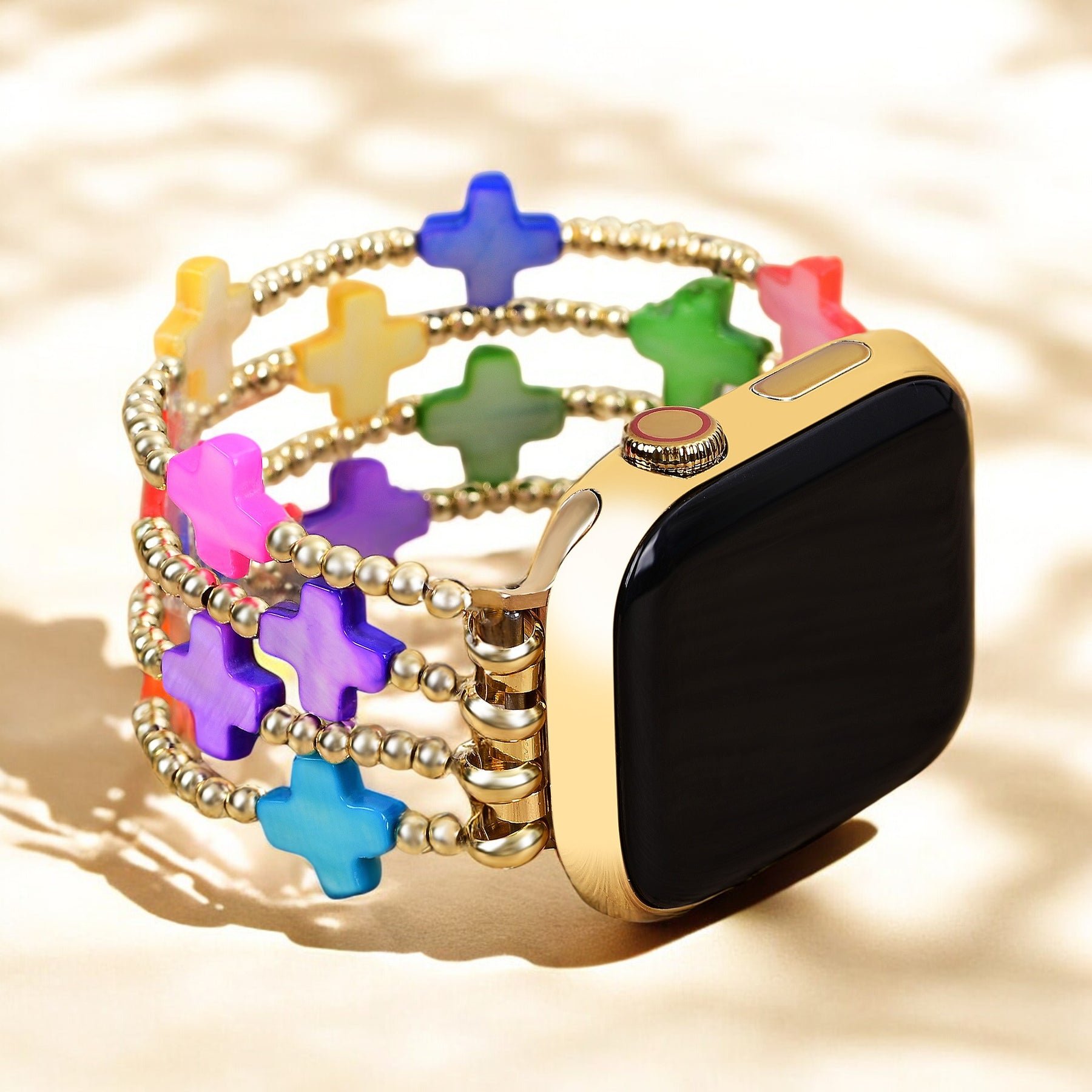Bracelet Apple Watch Chakra Cross Stretch