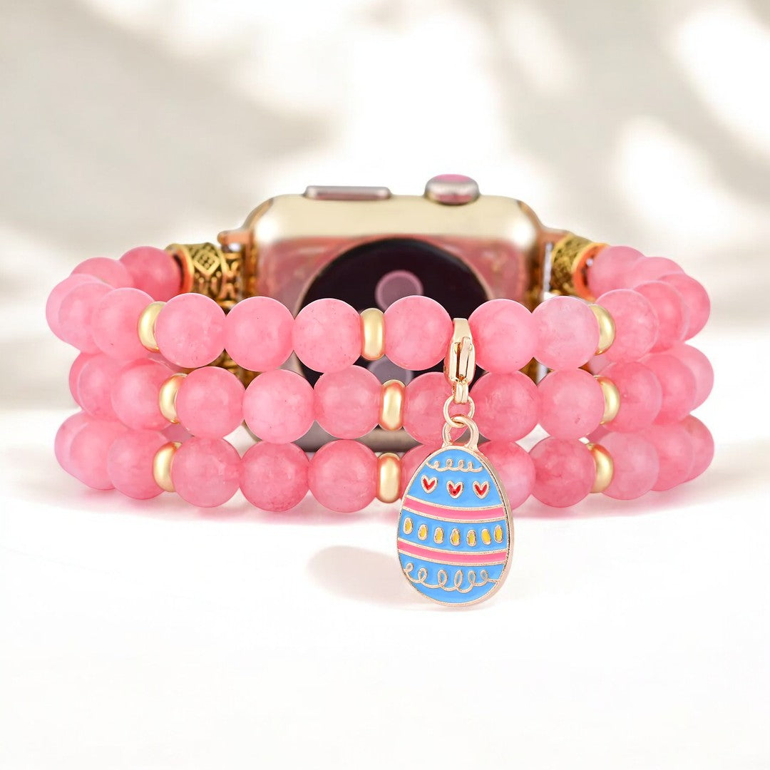 Bracelet Apple Watch extensible Fleur de cerisier