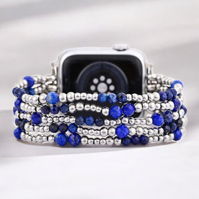 Bracelet extensible argent Azure Serenity pour Apple Watch