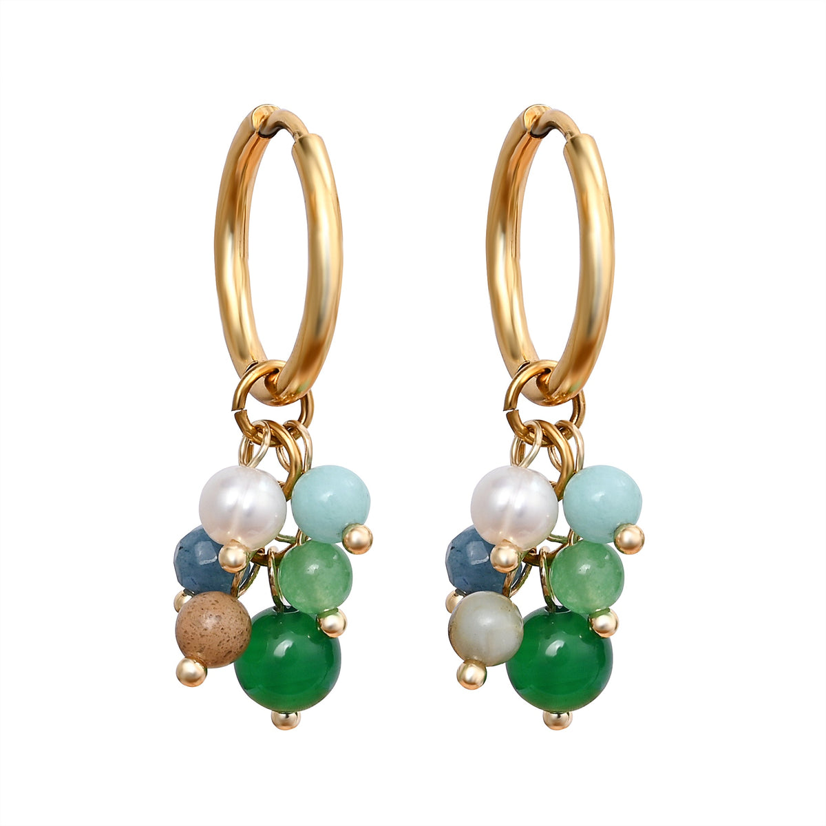 Boucles d'oreilles Jade Harmony