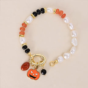 Bracelet perle éclat de Noël