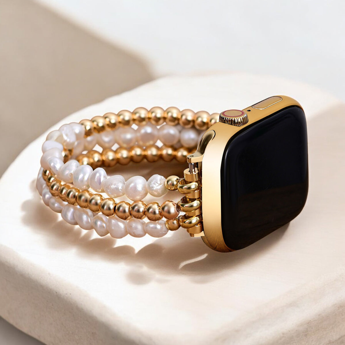 Bracelet extensible Pearl Radiance pour Apple Watch