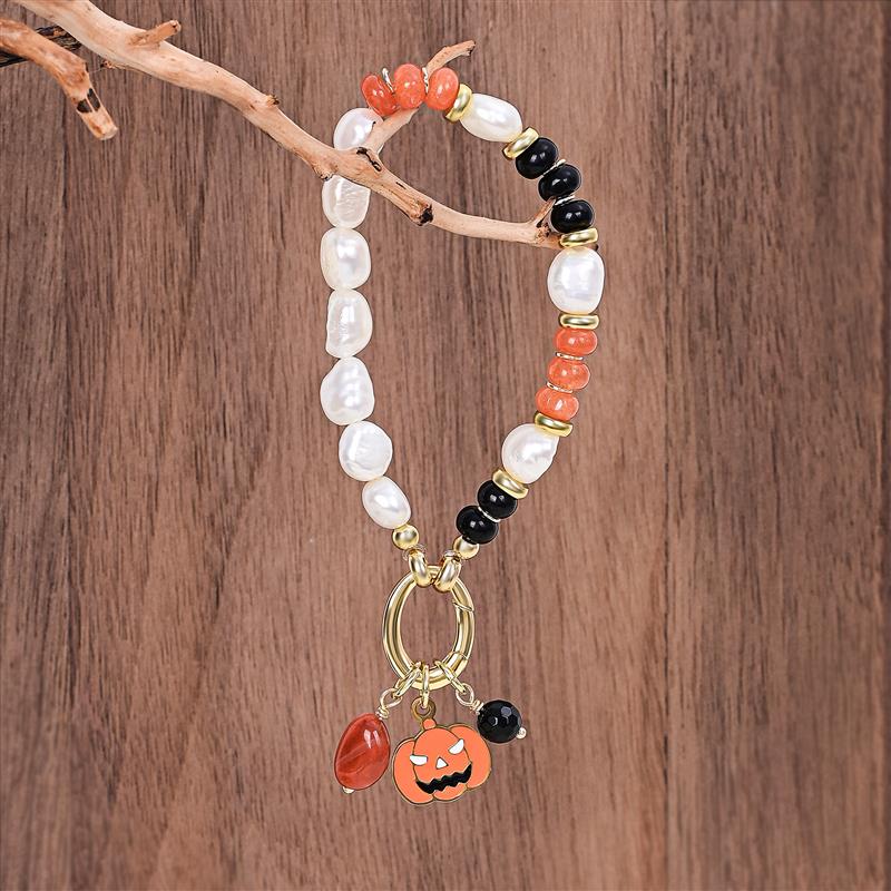 Bracelet perle éclat de Noël