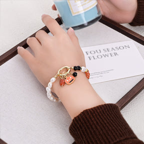 Bracelet perle éclat de Noël