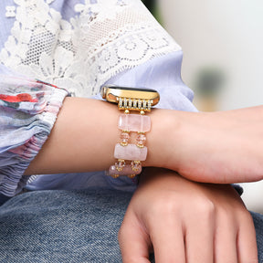 Bracelet extensible Rose Harmony Apple Watch