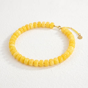 Collier imposant couleur miel éclatant