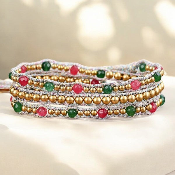 Bracelet Enveloppant Éclat Joyeux de Noël