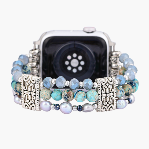 Bracelet Apple Watch Nomade en Jaspe Artisanal