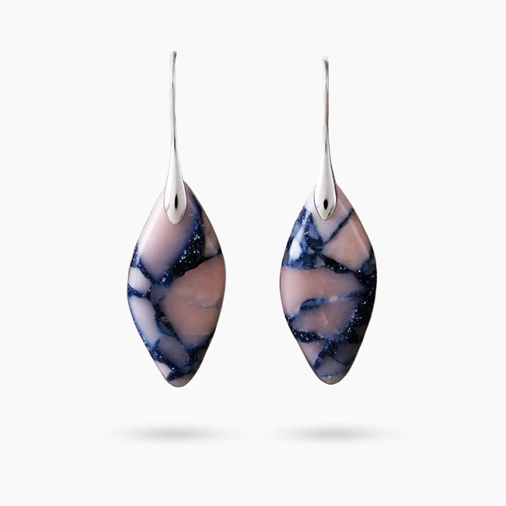 Boucles d'oreilles Jaspe Horizon Azur