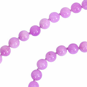 Collier ras-du-cou en jade lilas bienheureux