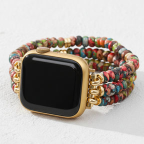 Bracelet extensible bohème kaléidoscope pour Apple Watch