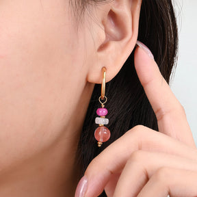 Boucles d'oreilles Blush Jade