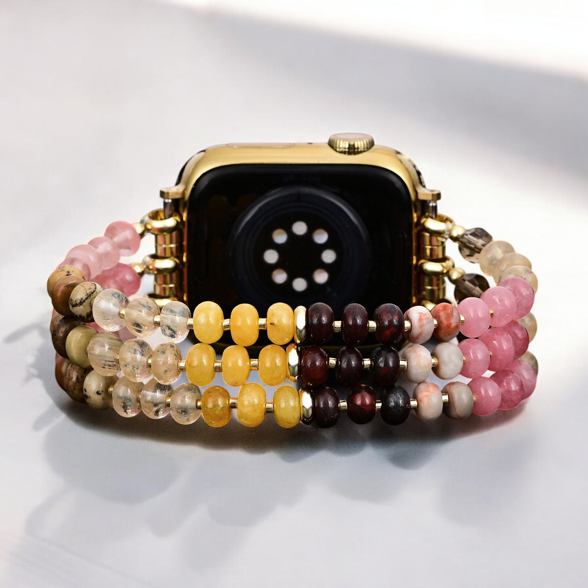 Bracelet Amber Bloom Stone Stretch Apple Watch
