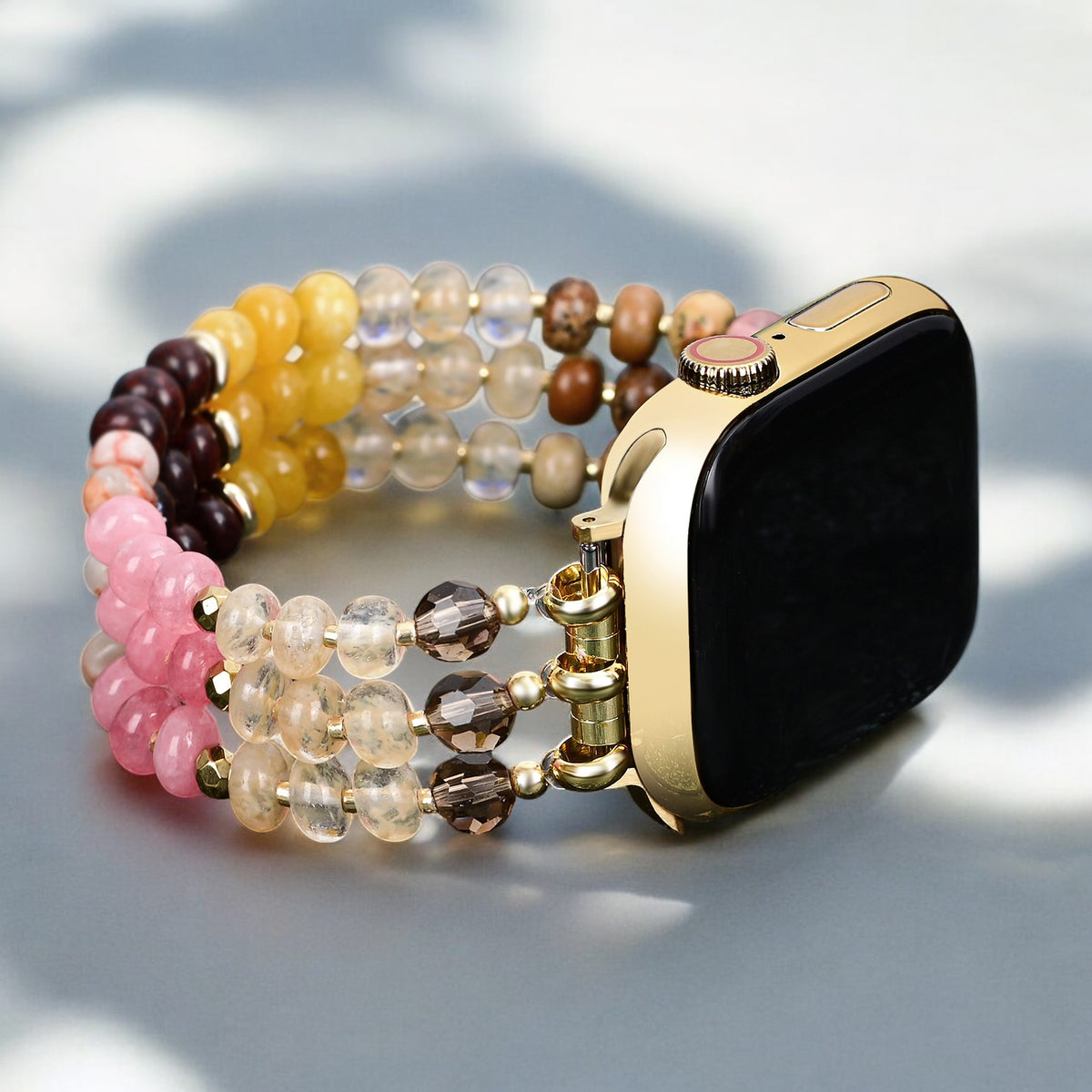 Bracelet Amber Bloom Stone Stretch Apple Watch