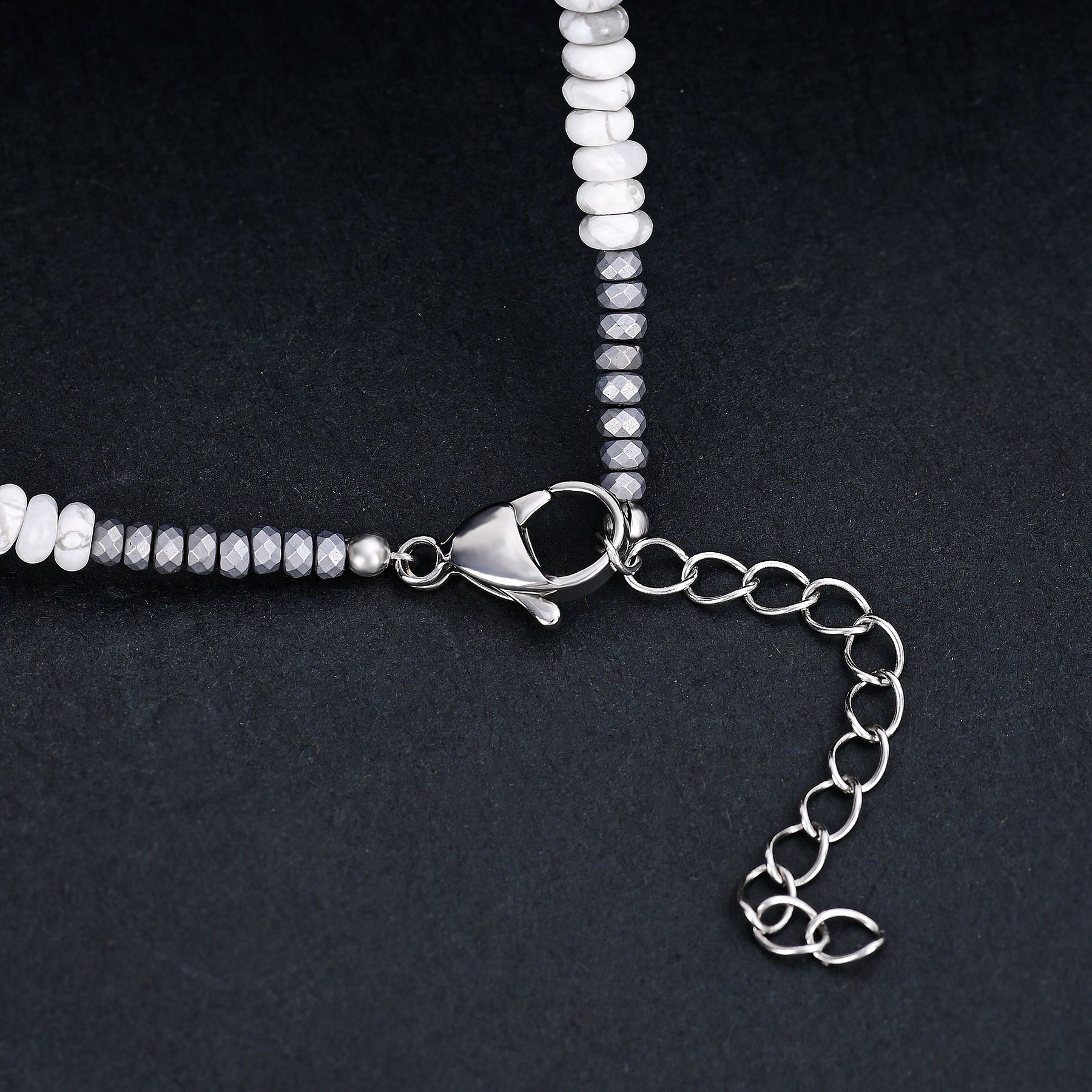 Collier Océan Hématite Homme