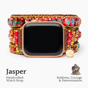 Bracelet de montre Apple Cherry Emperor Jasper