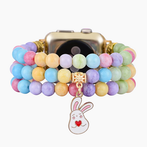 Bracelet Apple Watch extensible Pastel Paradise