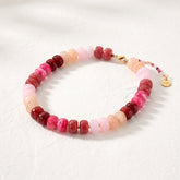 Collier imposant rose baie