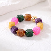 Bracelet chunky multicolore Golden Tropics