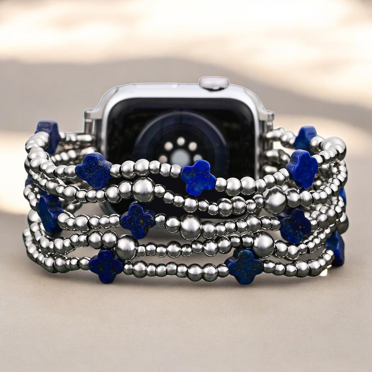 Bracelet extensible Lapis Divine Cross pour Apple Watch