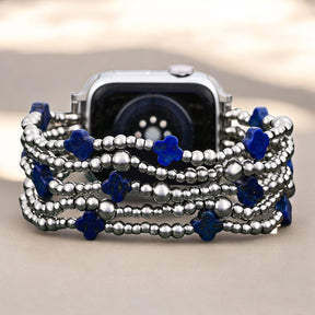 Bracelet extensible Lapis Divine Cross pour Apple Watch
