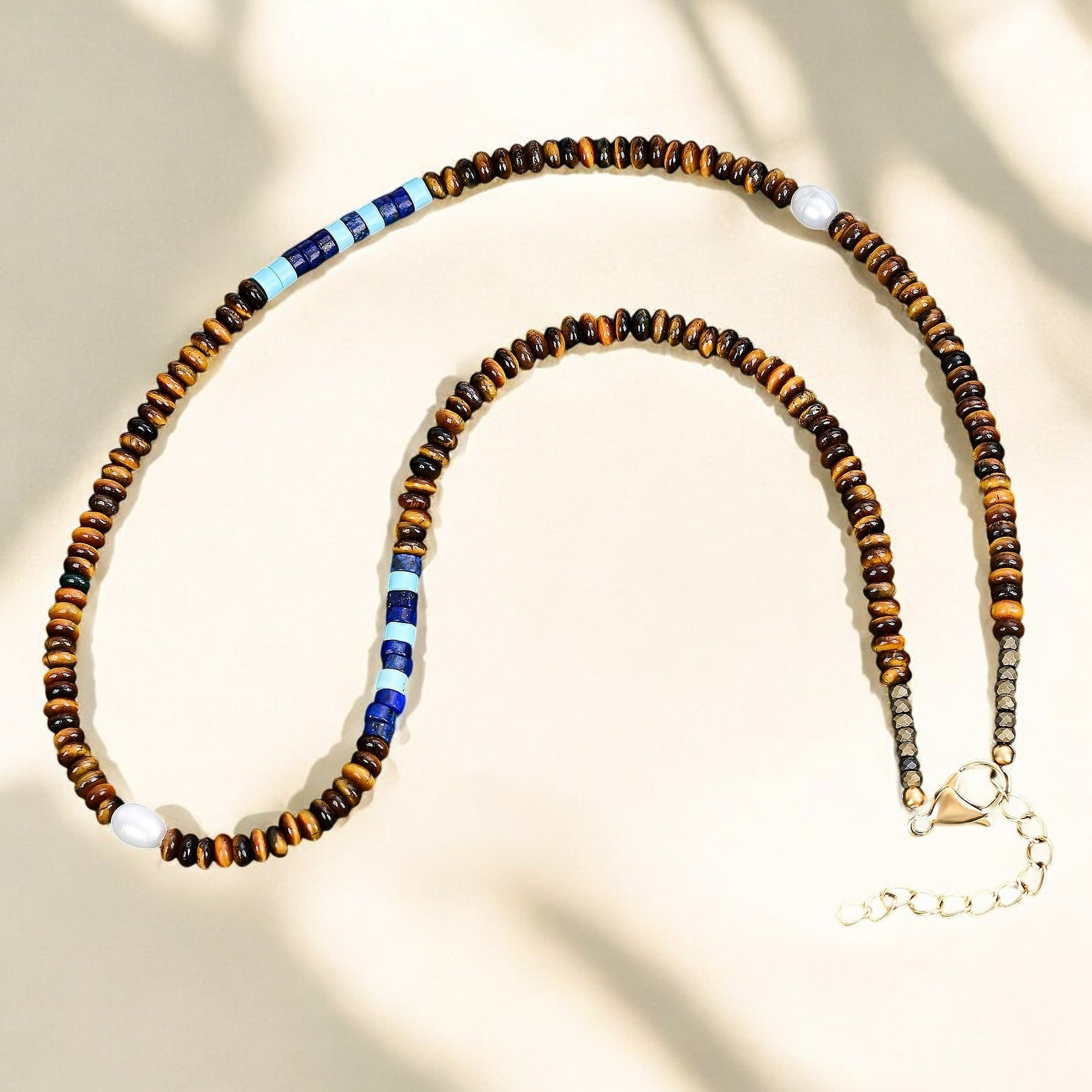 Collier en Terre de Cobalt pour Hommes