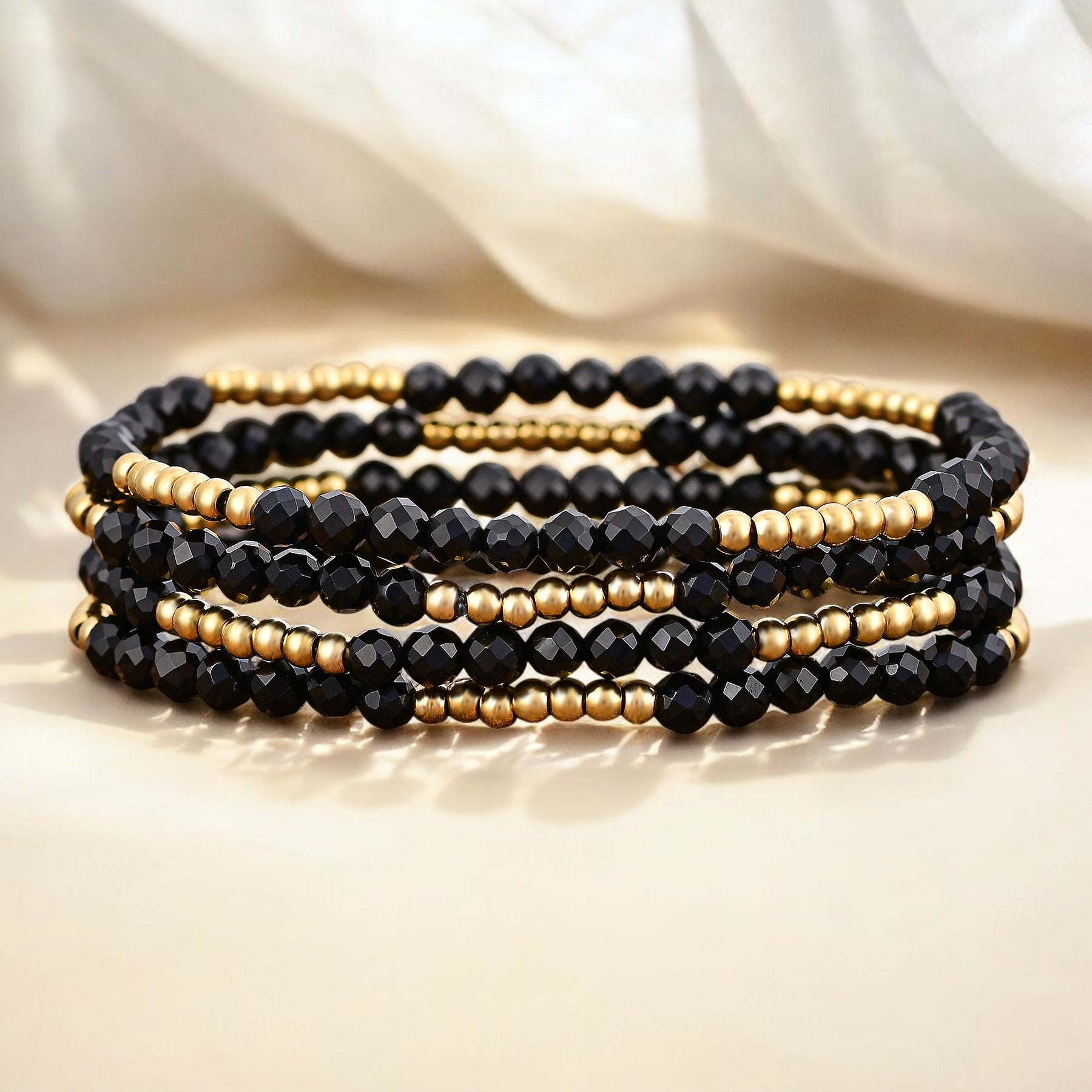 Ensemble de bracelets en lien de luxe