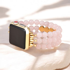 Bracelet Apple Watch Inspiration Amour Quartz Rose