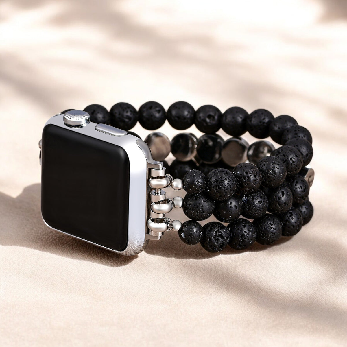Bracelet Apple Watch Inspiration de force de pierre de lave