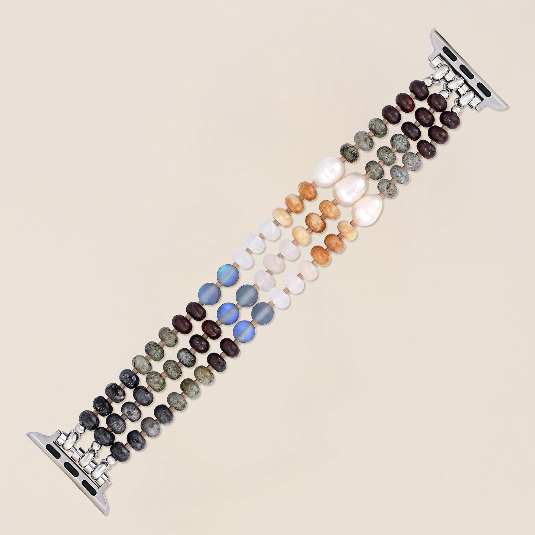 Bracelet Tropical Earth Stone Stretch Apple Watch