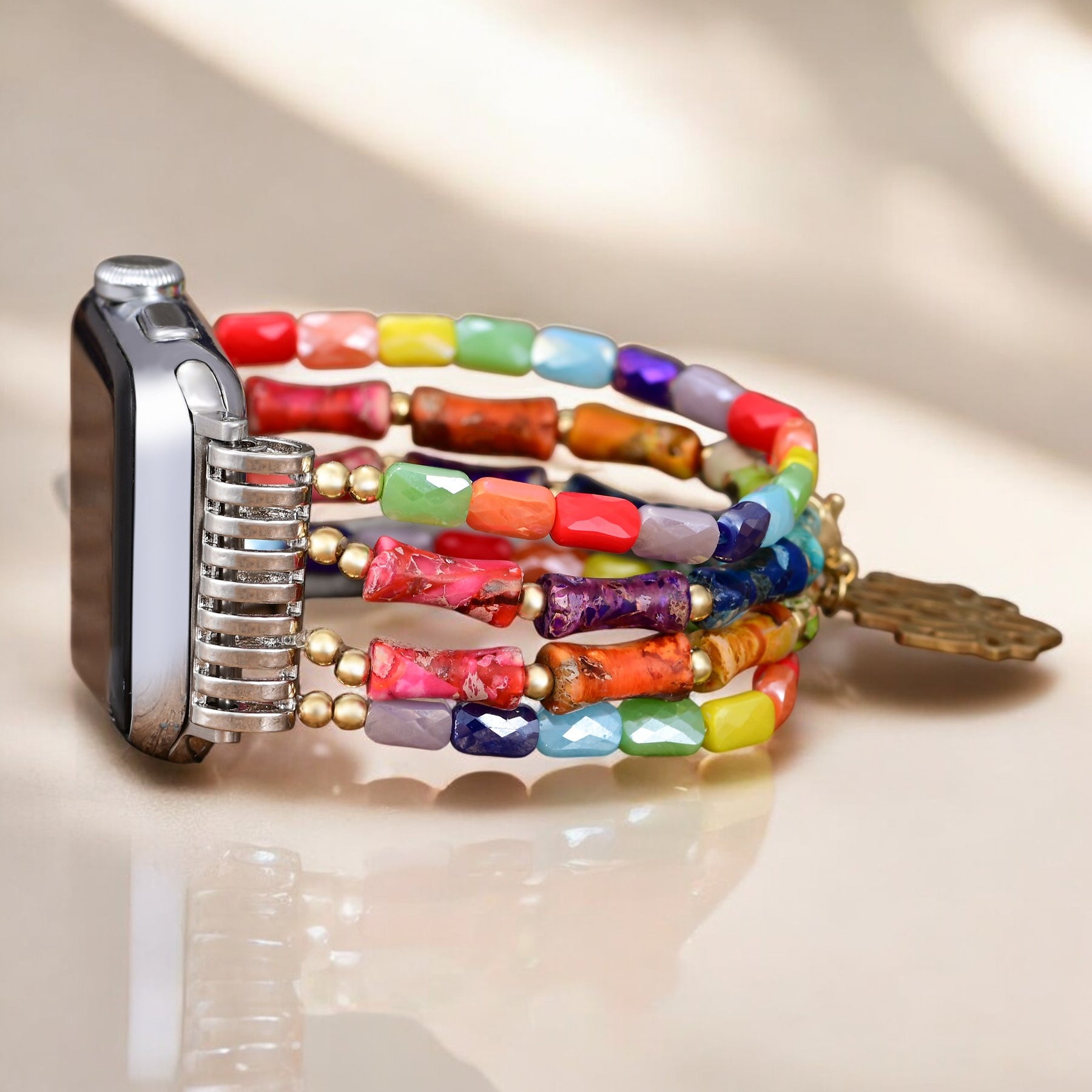 Bracelet Lotus Chakra Stretch Apple Watch