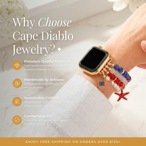 Bracelet extensible American Dream pour Apple Watch